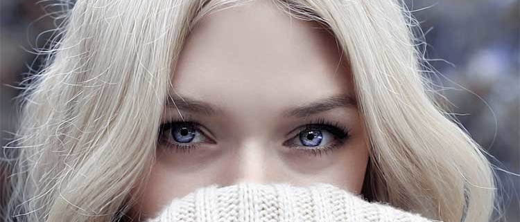 Trockene Augen im Winter