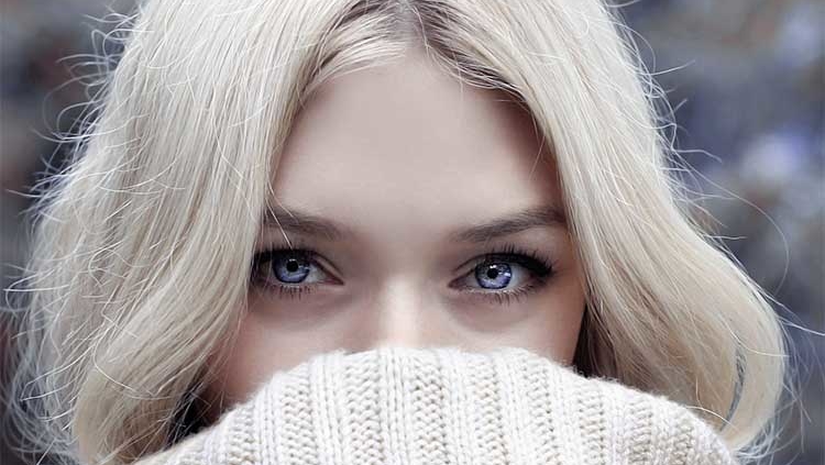 Trockene Augen im Winter