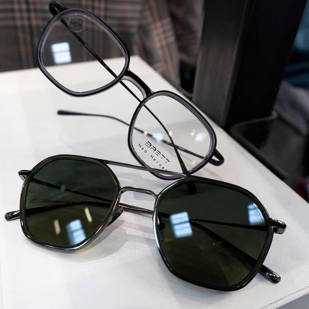 BRETT Eyewear Modell Robert in der Farbe 07 & Phil Sun in der Farbe 06